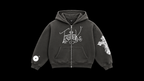 Washed Grey Zip-up