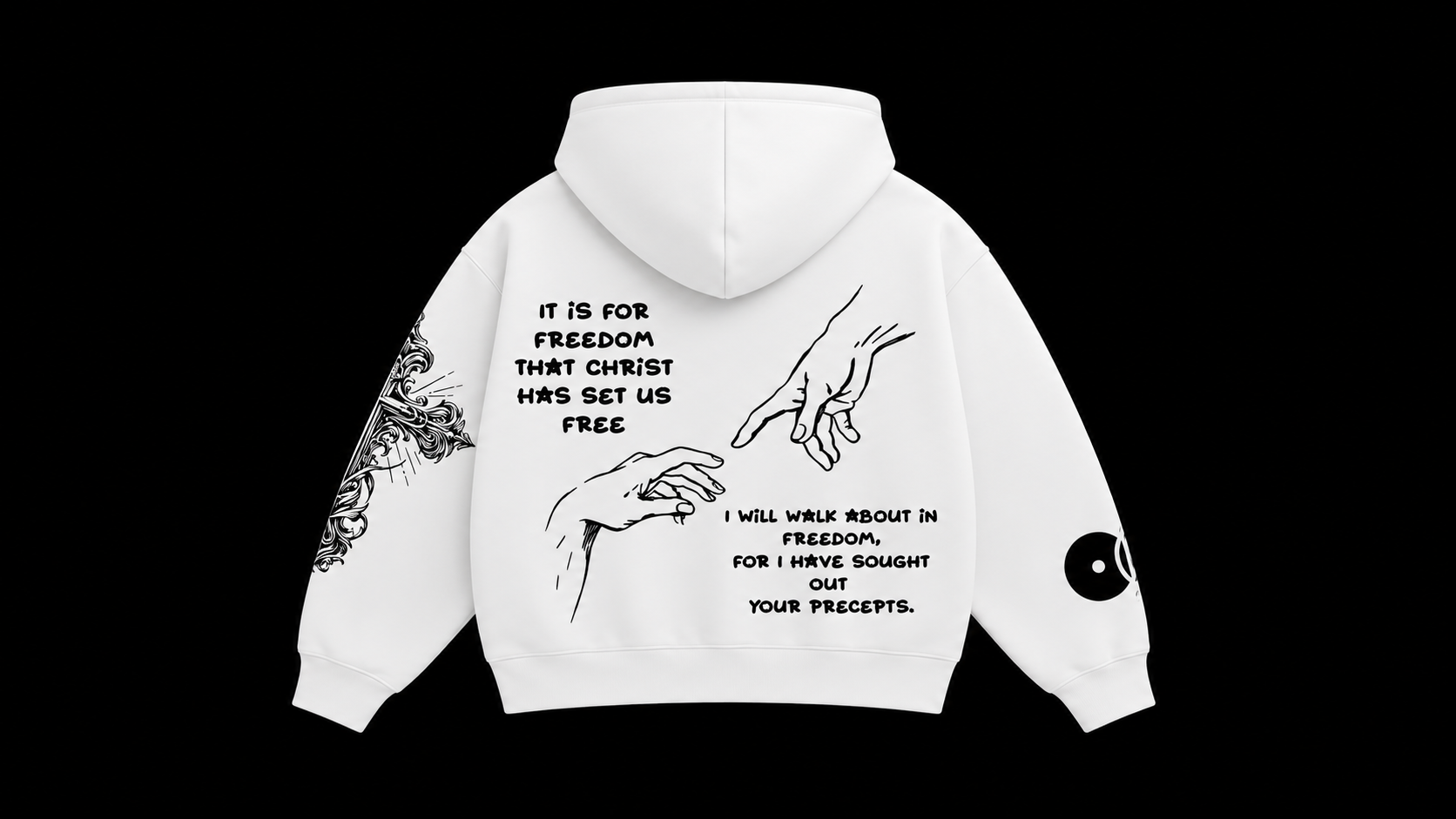 White Zip-up