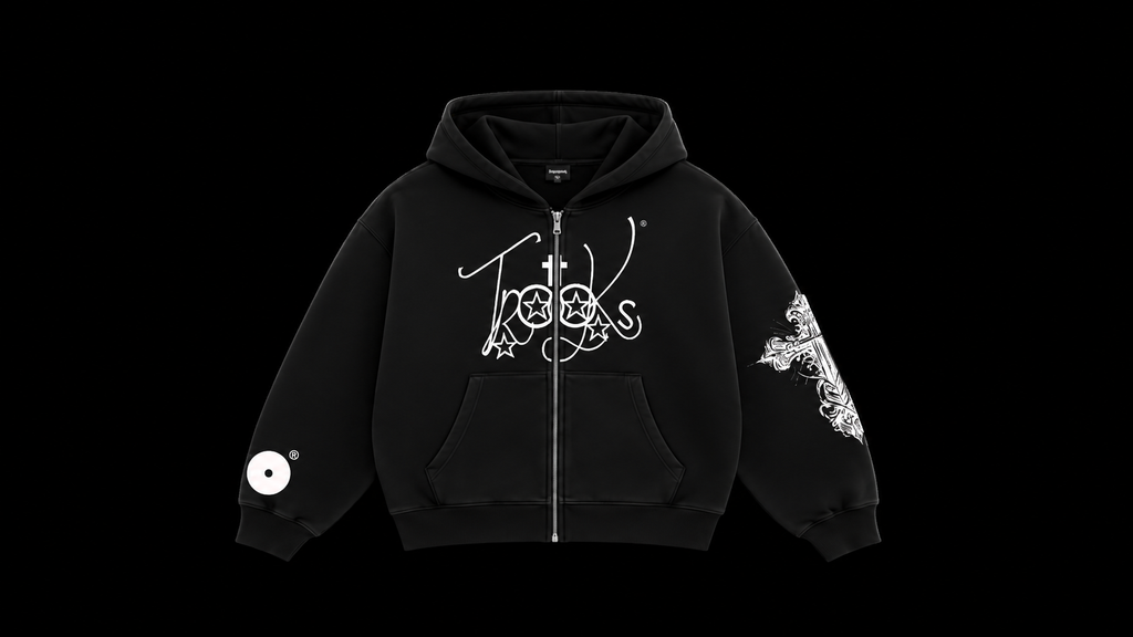 Black Zip-Up